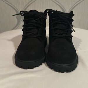 Timberland, black boots, size 8